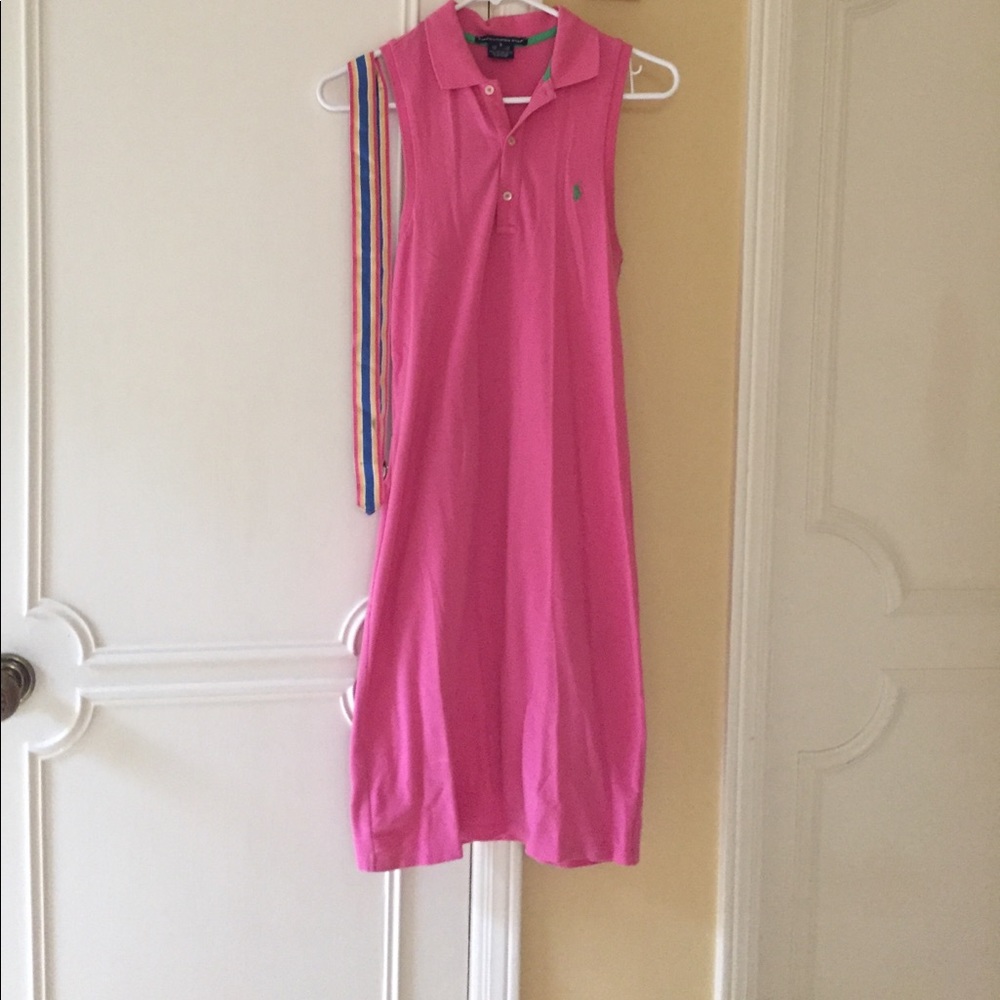 Pink cotton Ralph Lauren dress