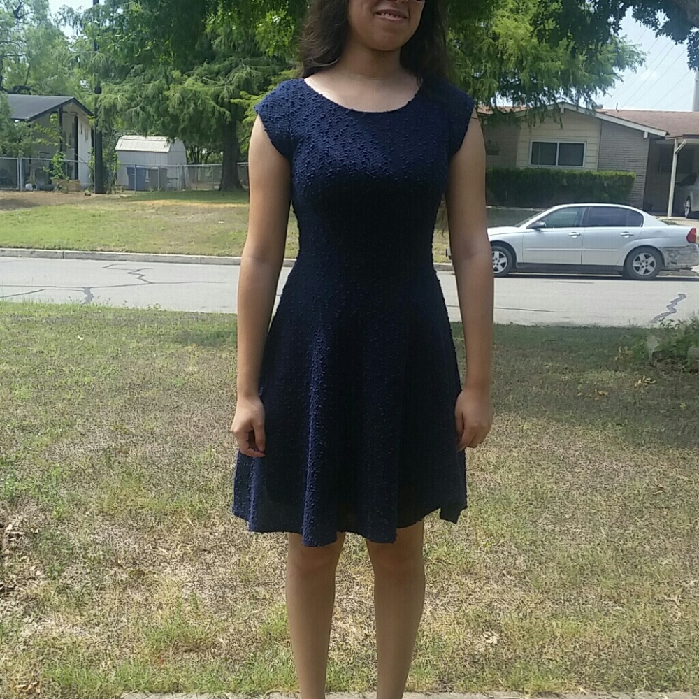 Blue dress