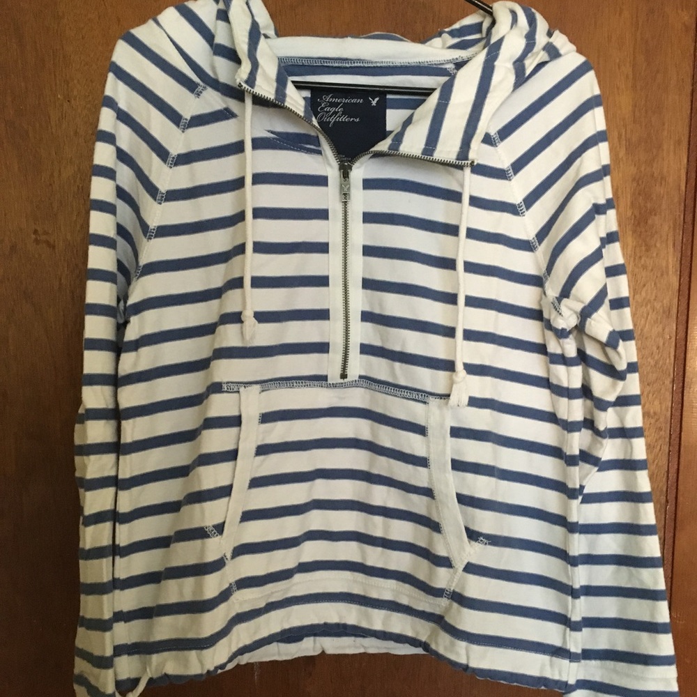 Hooded Anorak Sweatshirt