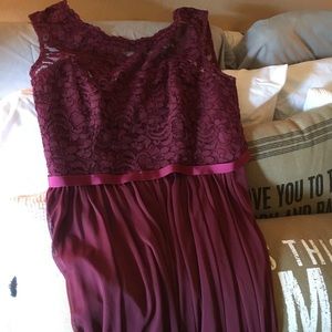 Maroon dress