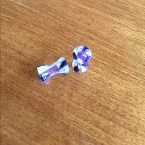 Size 4/6 Gauge!  Clear w/swirls!  Clean/sanitized!
