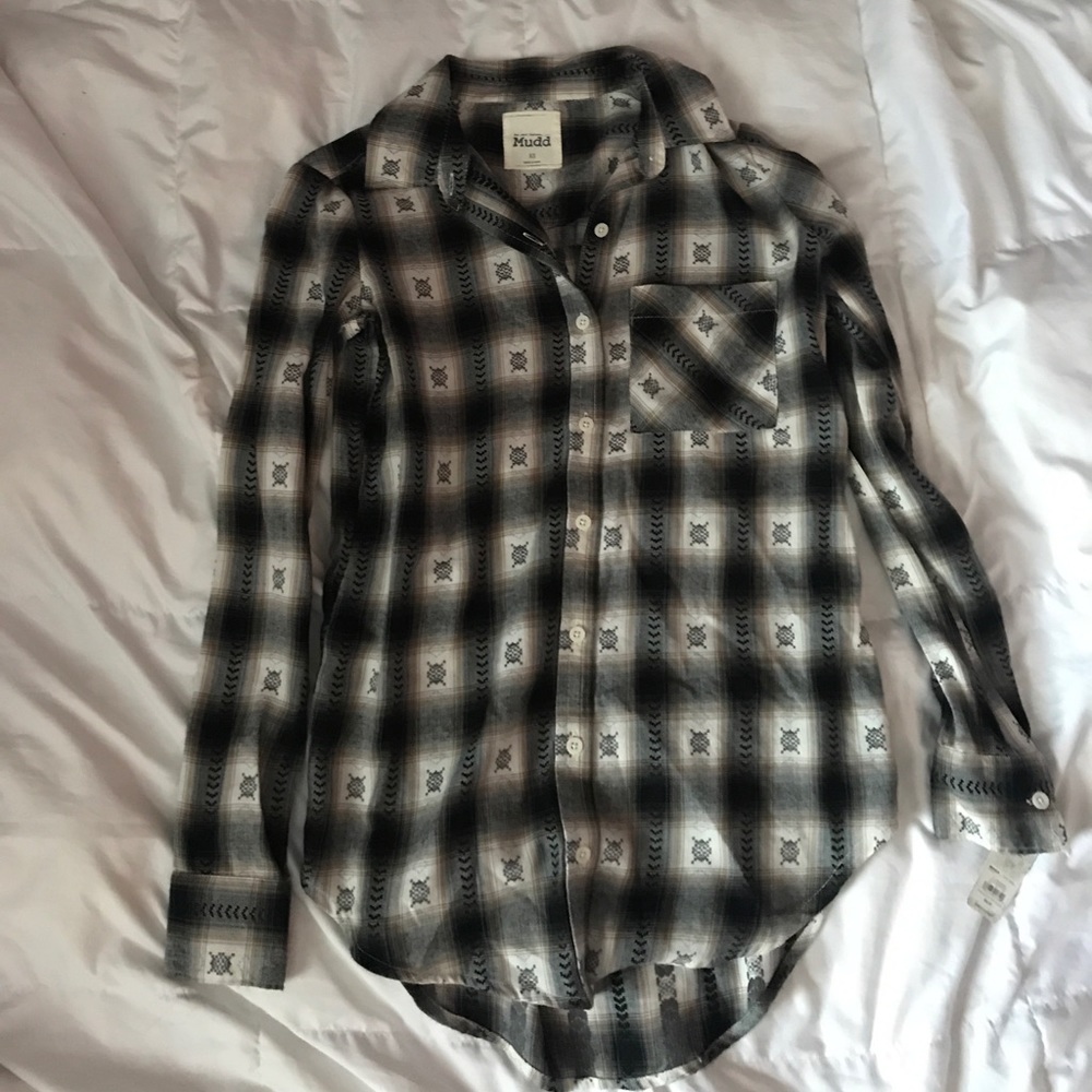 patterned flannel