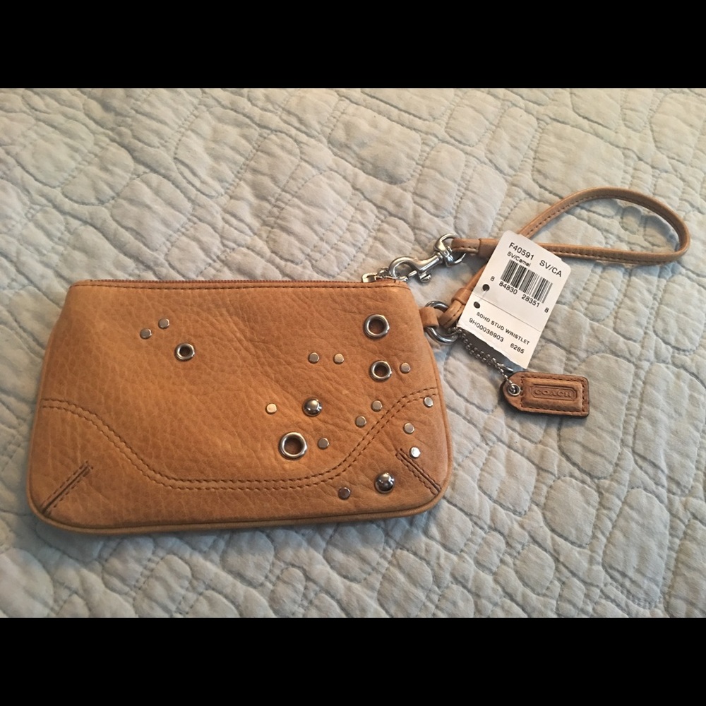 Coach Soho Stud Wristlet
