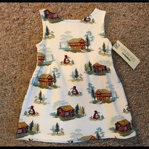 Red riding hood themed dress