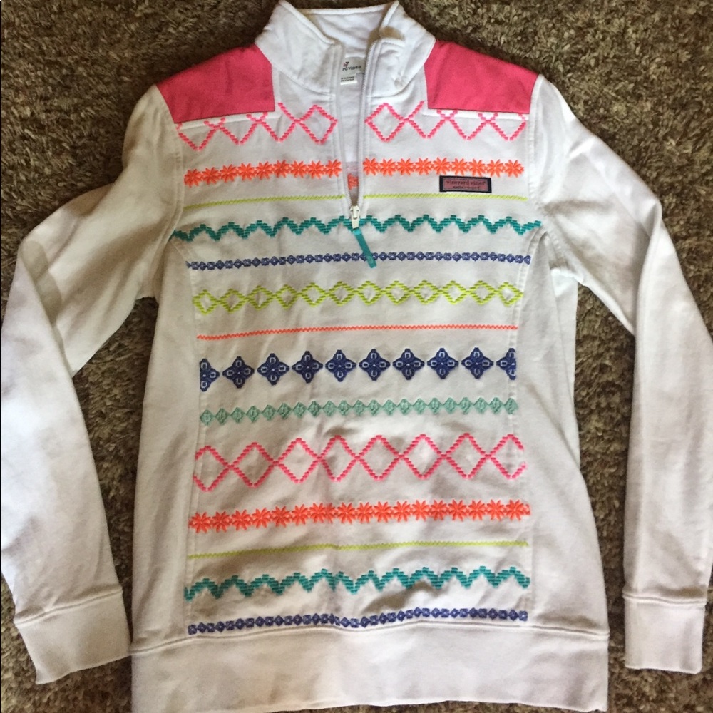 Vineyard vines embroidered pullover