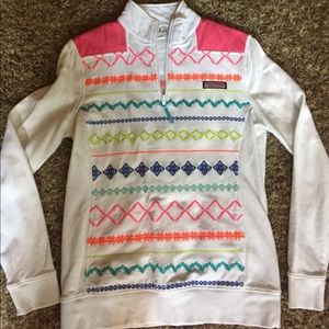 Vineyard vines embroidered pullover