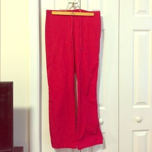 Red Cherokee workwear scrub bottoms