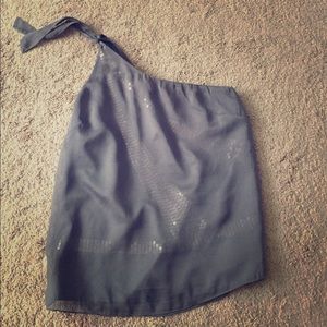 The Limited one shoulder blouse