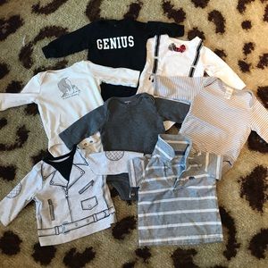 7 baby boy onesies and tops