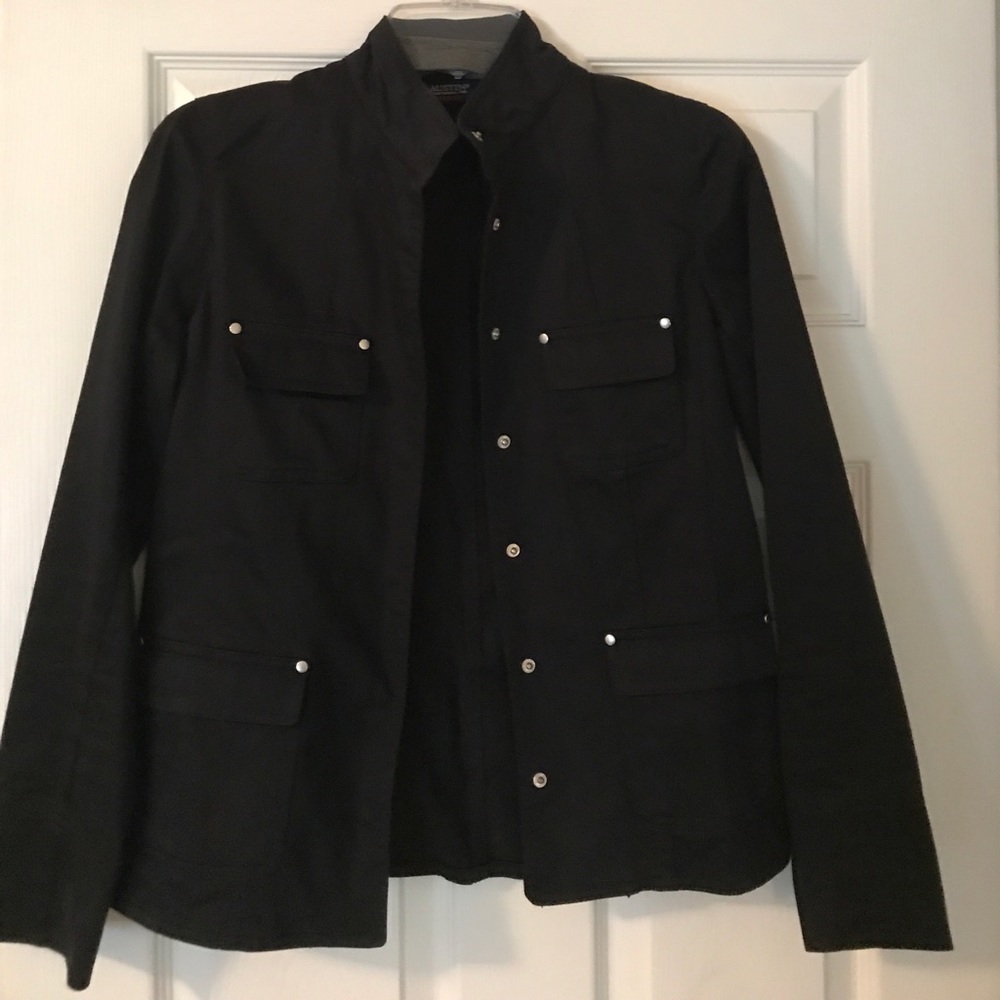 Black Button Down Jacket/Blazer - Picture 4 of 6