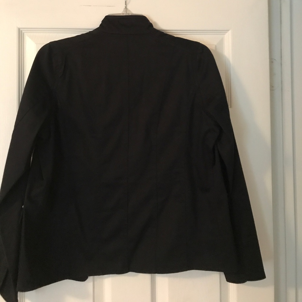 Black Button Down Jacket/Blazer - Picture 5 of 6