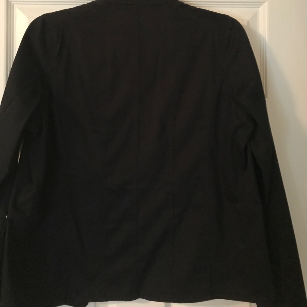 Black Button Down Jacket/Blazer - Picture 6 of 6