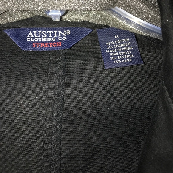 Black Button Down Jacket/Blazer - Picture 3 of 6