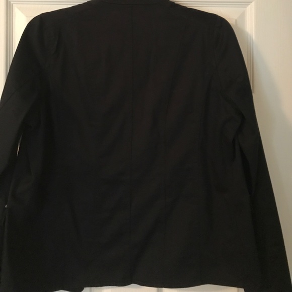 Black Button Down Jacket/Blazer - Picture 6 of 6