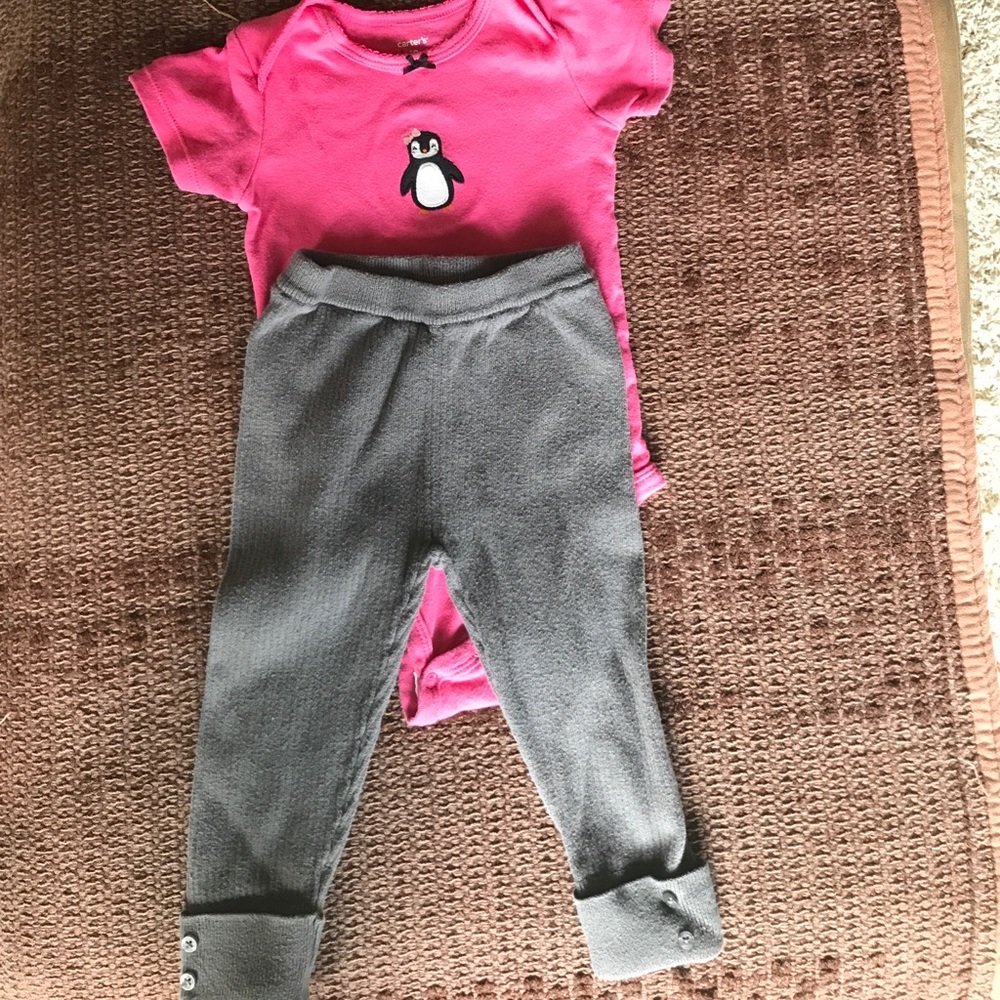 penguin onesie and pant
