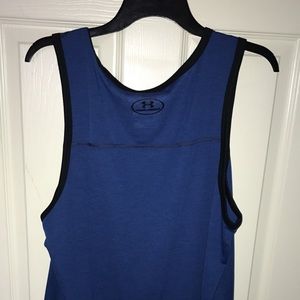 Blue Under Armour Tank Top(Threadborne/HeatGear)