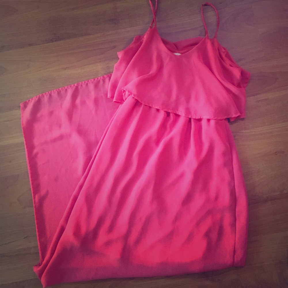 Coral Maxi dress