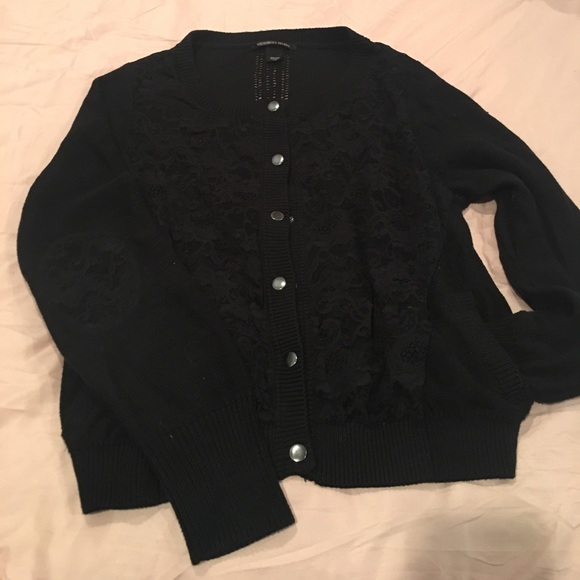 Vintage Victoria secrets bomber jacket w/lace - Picture 2 of 8