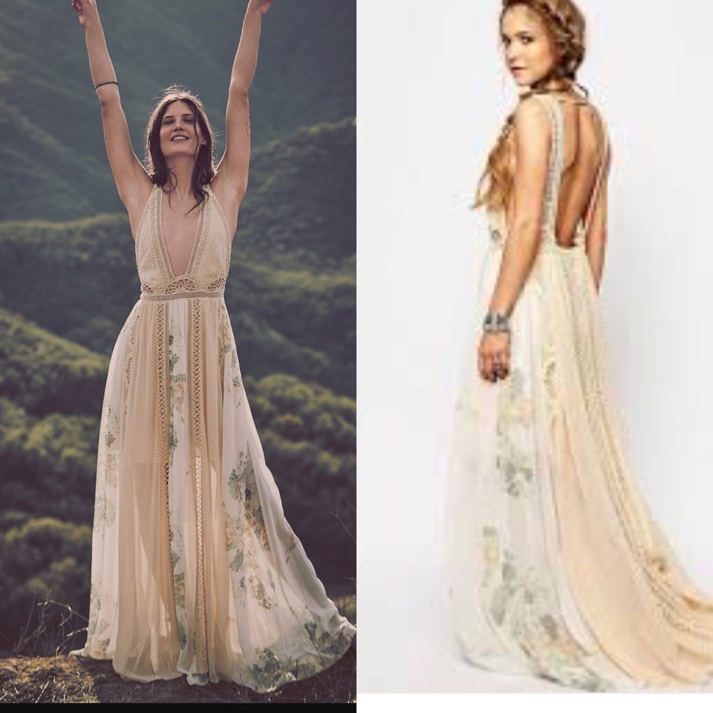 Free people maxi dress NWT size 6