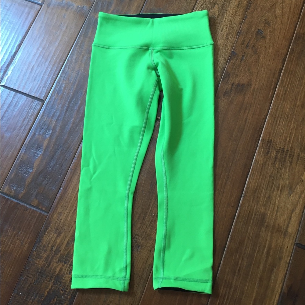 Lululemon reversible wunder under crop pant