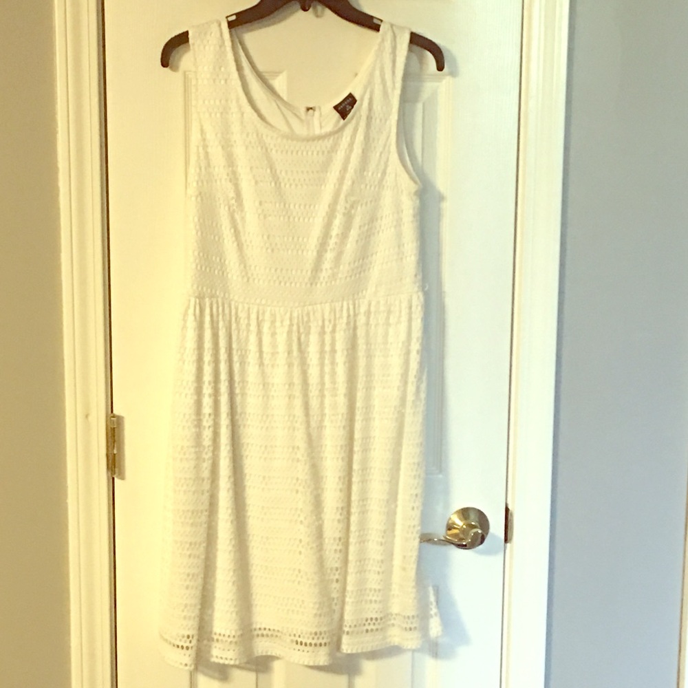 White Eyelet Dress