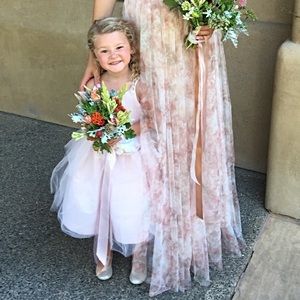3T tulle ballerina dress for a little flower girl!