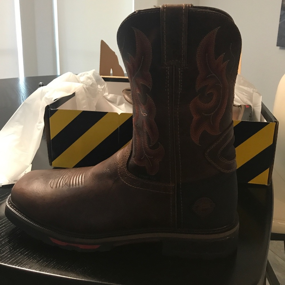 Justin steel toe work boots