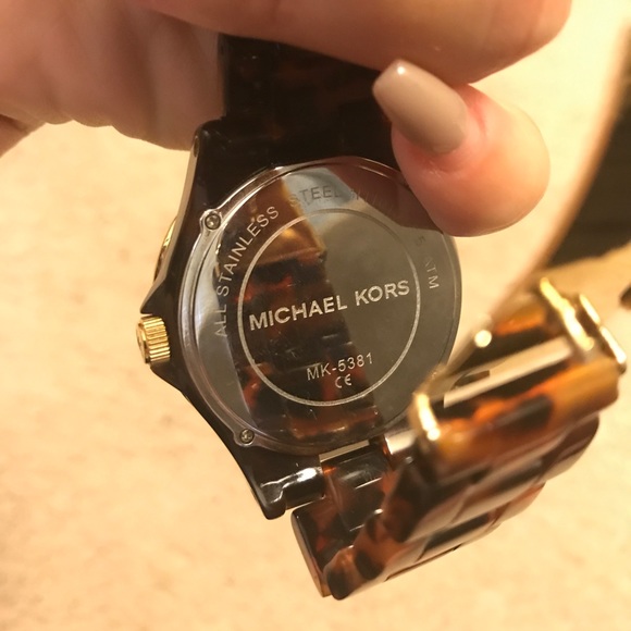 Michael Kors Tortoiseshell Watch main image 5