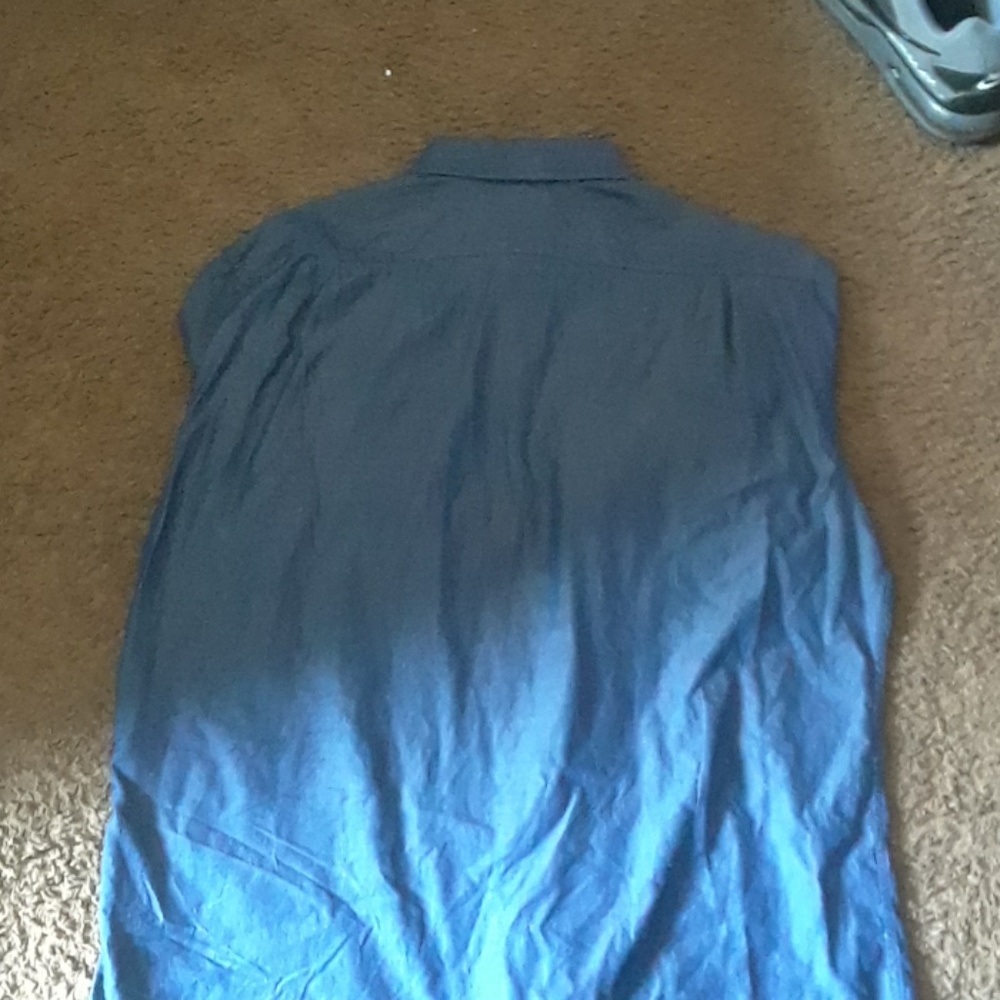 Blue button up - Picture 2 of 2