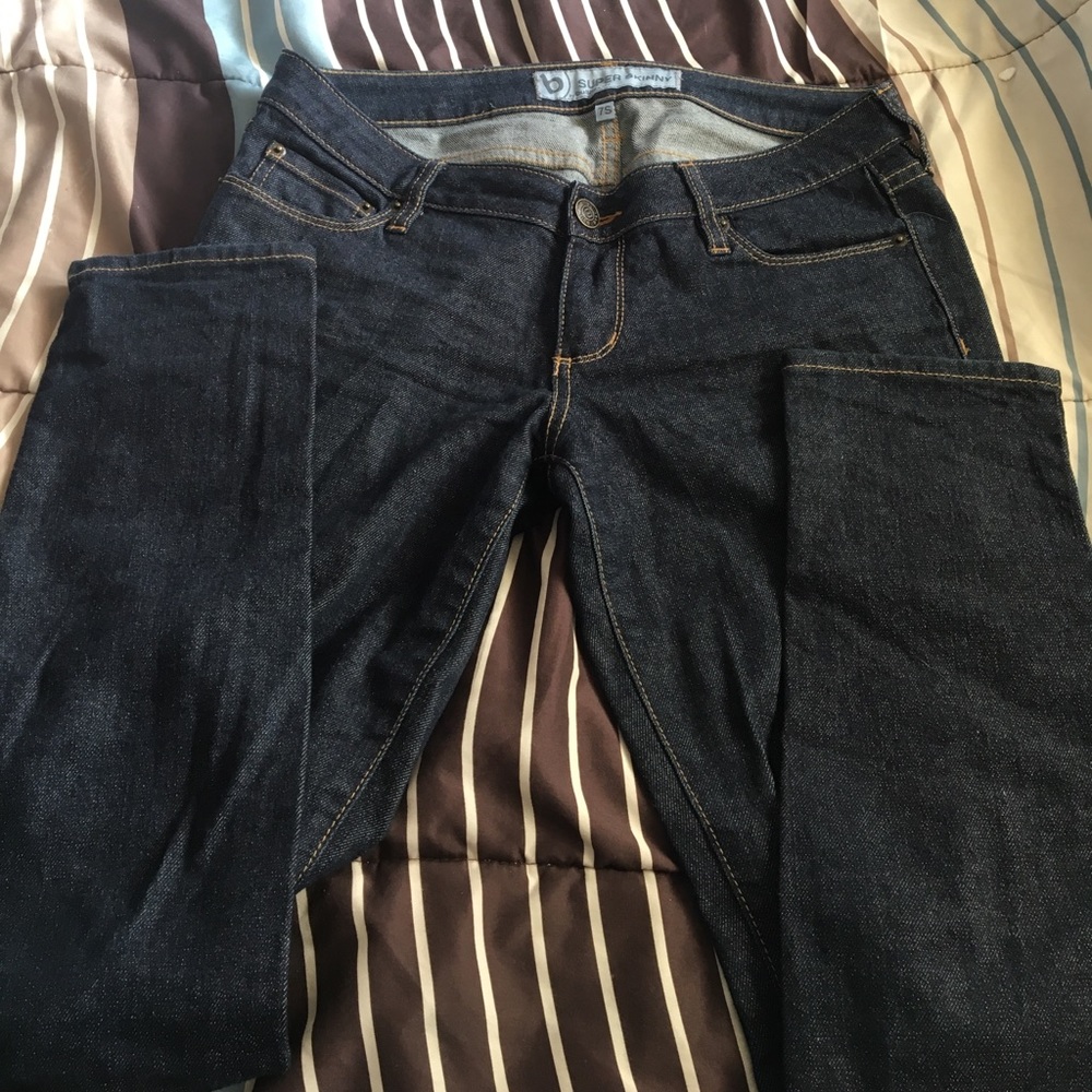 Dark blue jeans