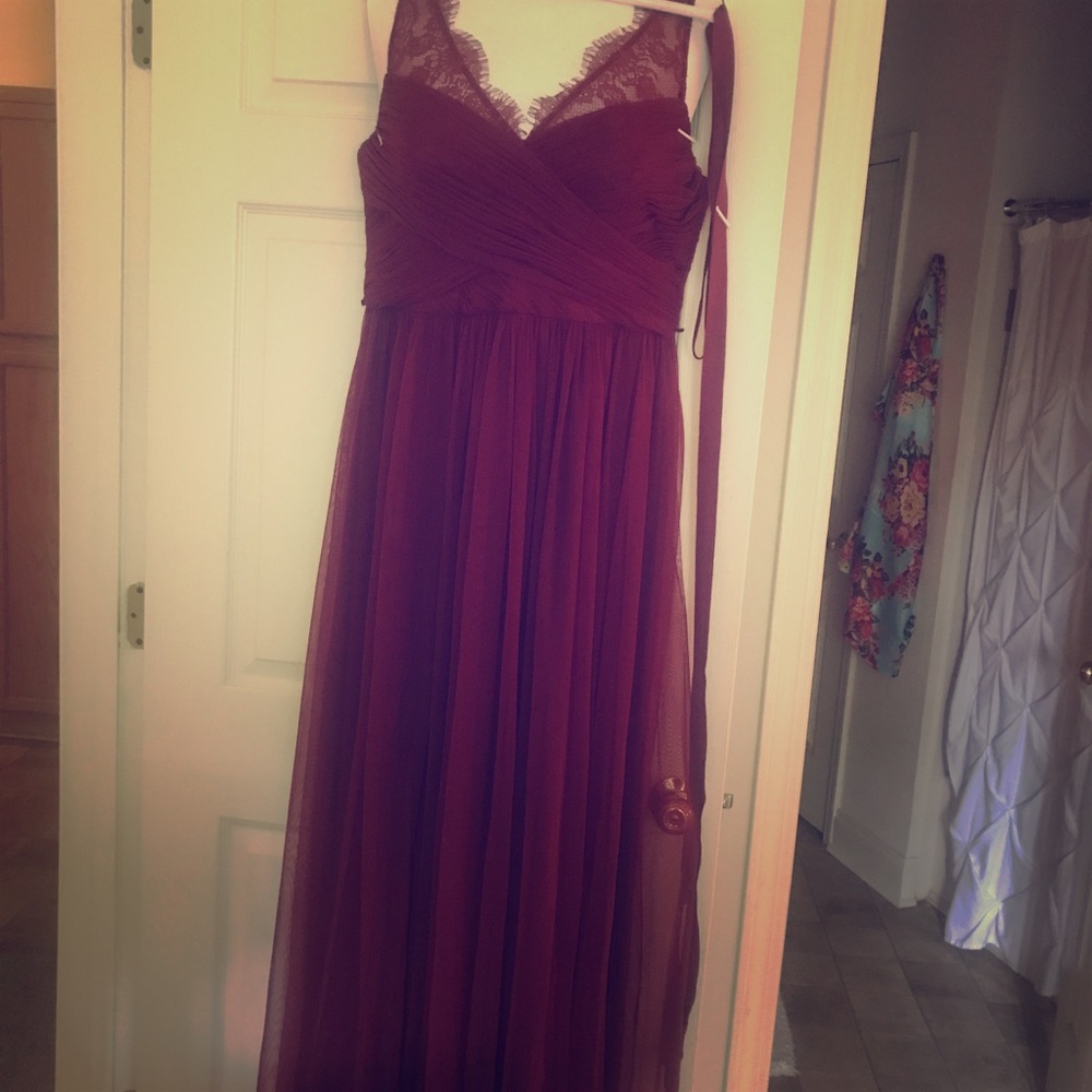 Anthropology bridesmaids dress