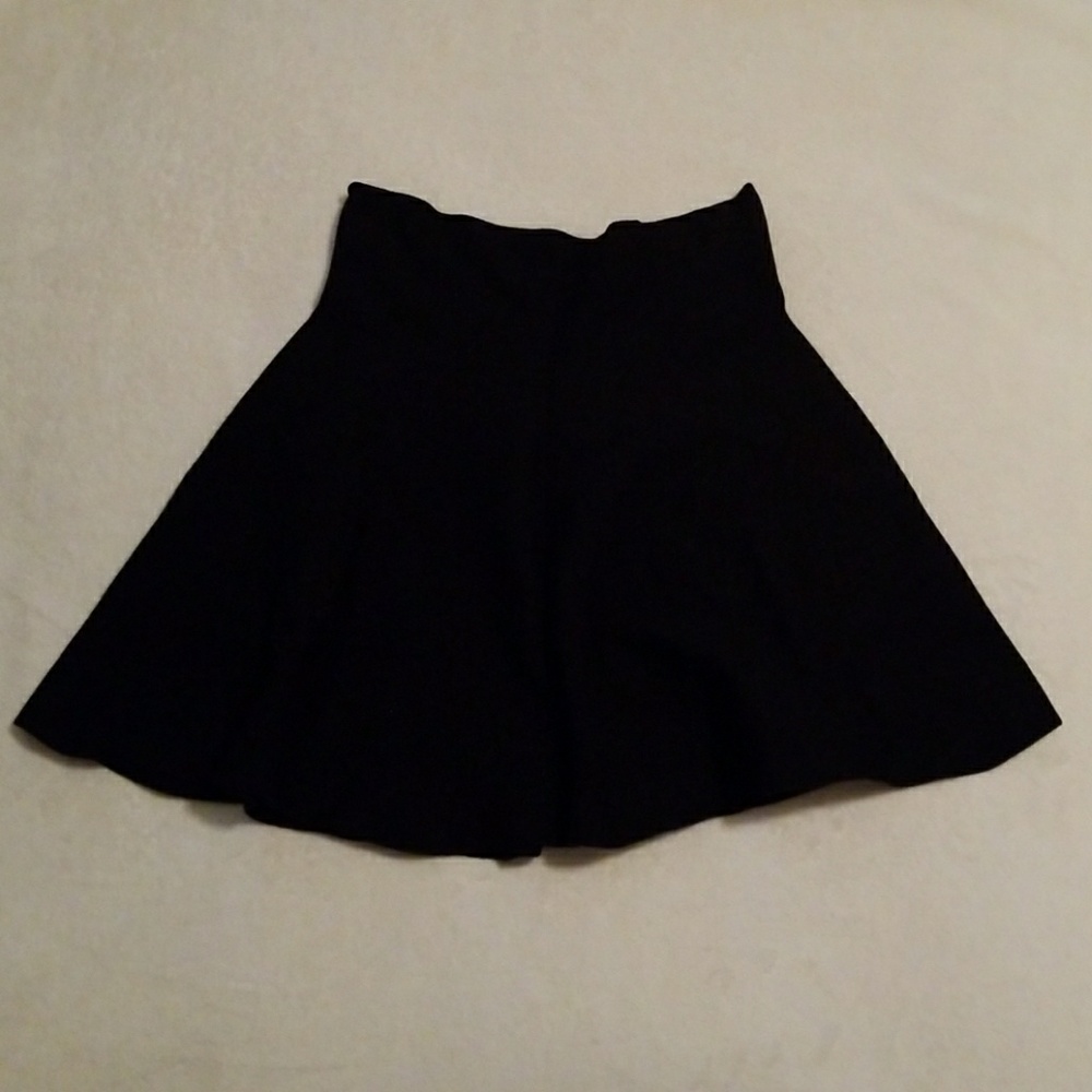 High waisted mini skirt
