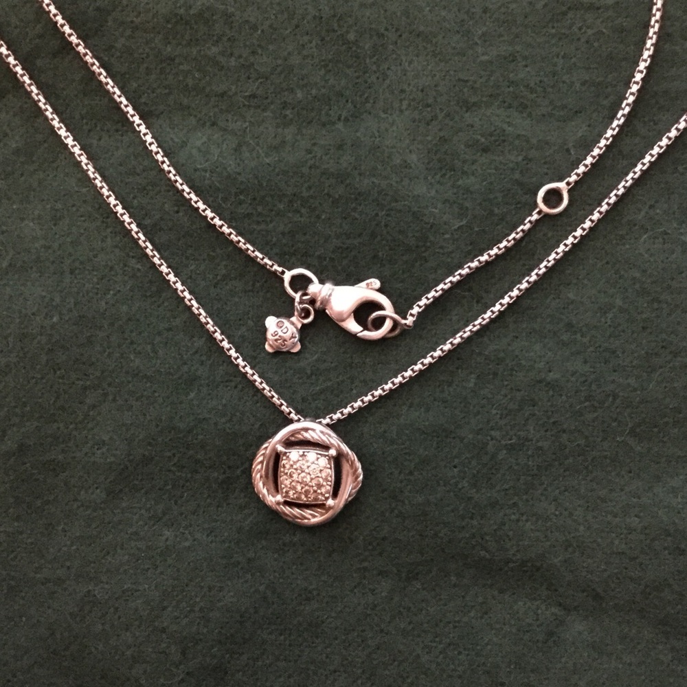 David Yurman Petite Diamond Necklace