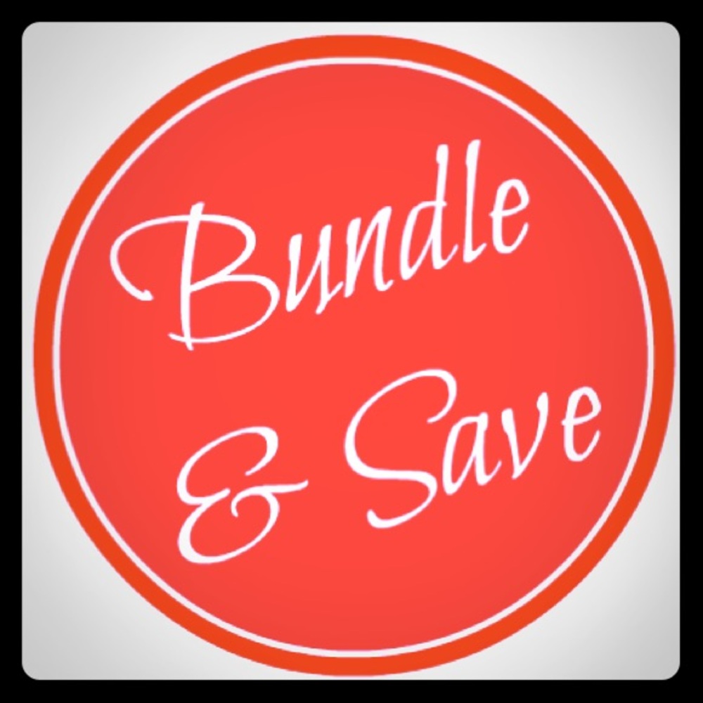 Bundle and get a discount + save on shipping!!