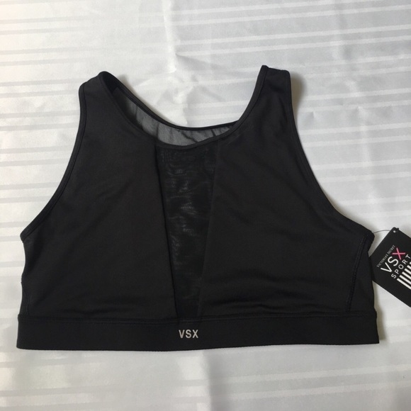 New Victoria's Secret VSX Mesh Inset Sports Bra - Picture 3 of 7