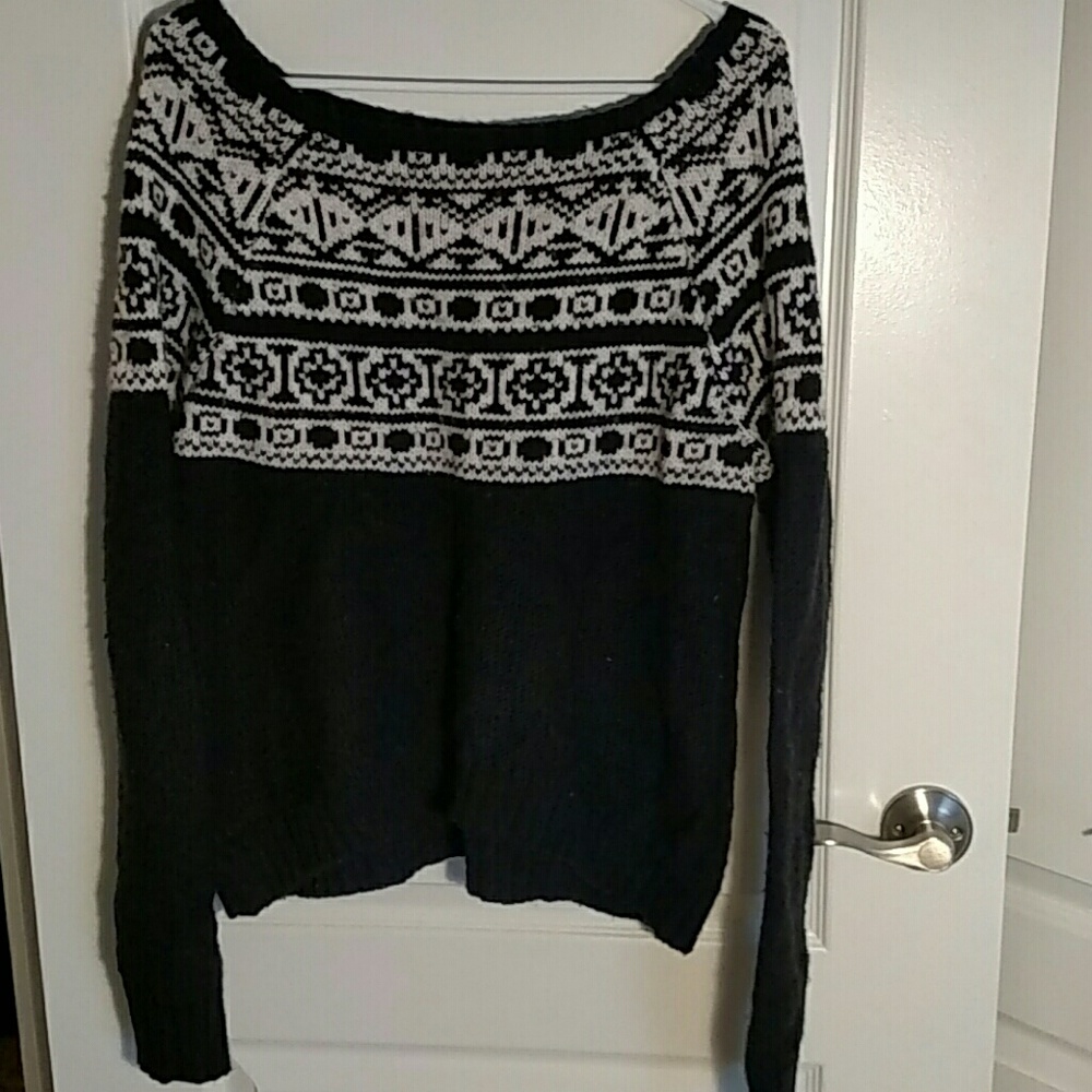 Off the shoulder sweater
