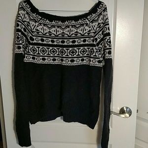 Off the shoulder sweater