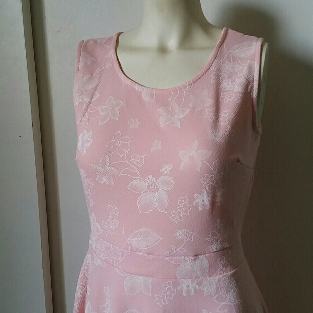 Sleeveless Floral A Line Dress Small Medium Large - Picture 4 of 6
