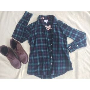 J. Crew Plaid button up