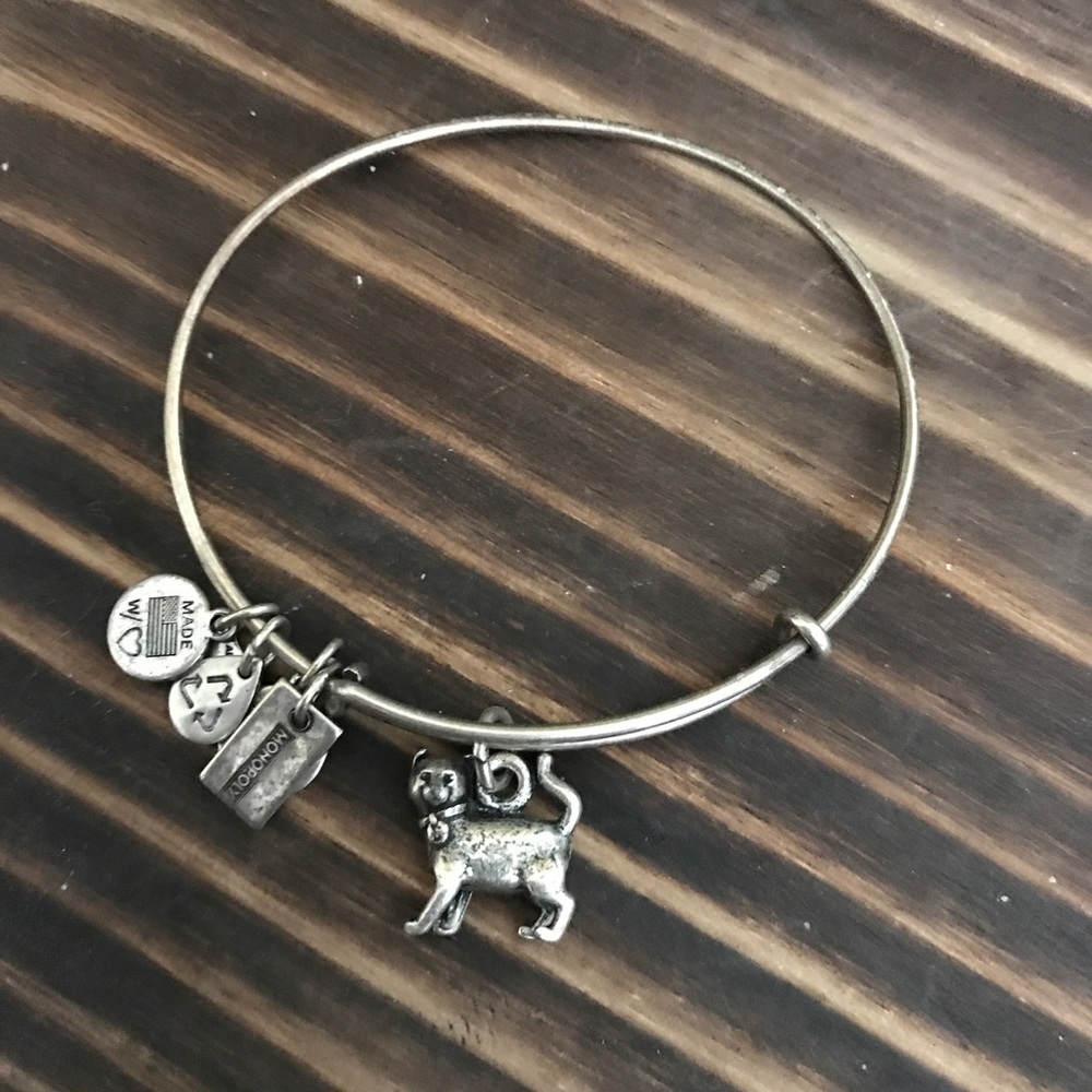 Alex and Ani Monopoly Cat bracelet