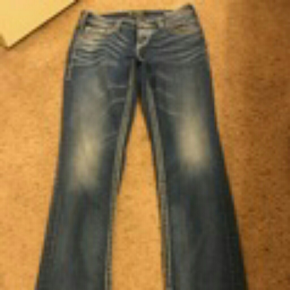 Silver boot cut jeans