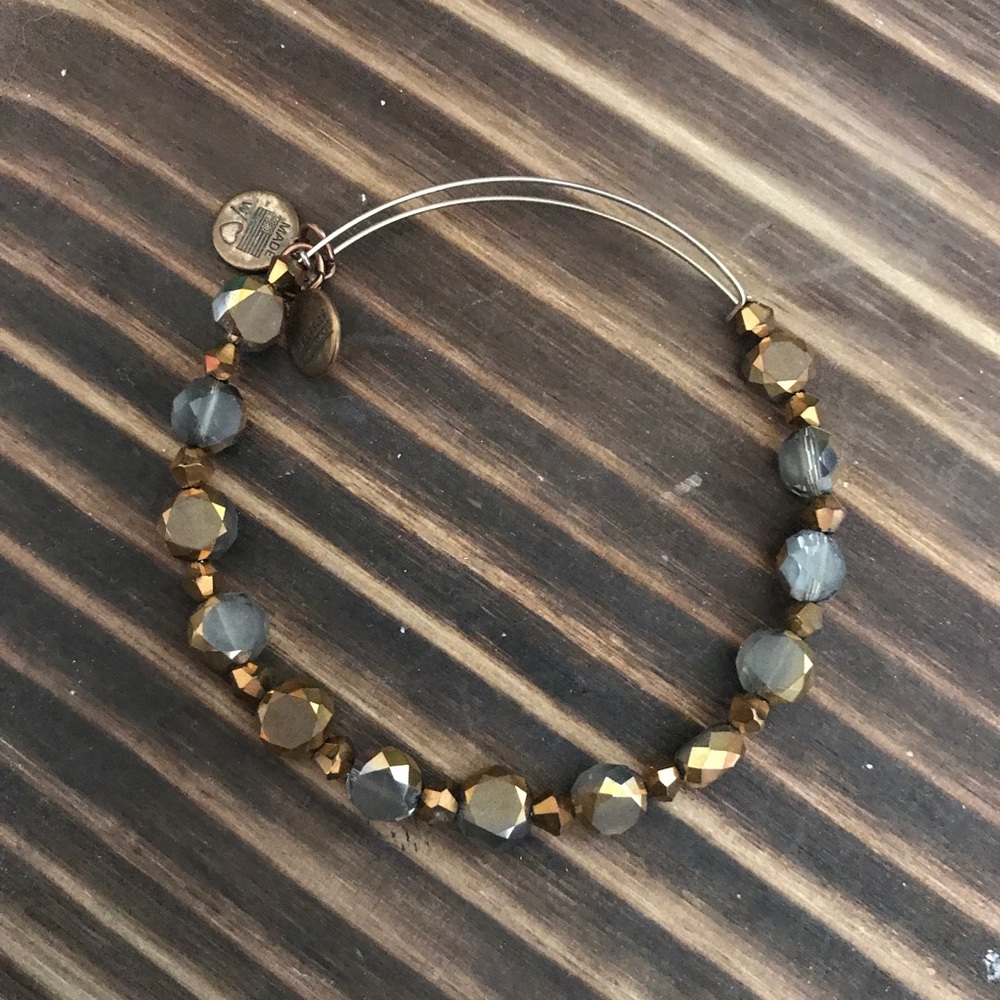 Good/silver beaded Alex and Ani bracelet