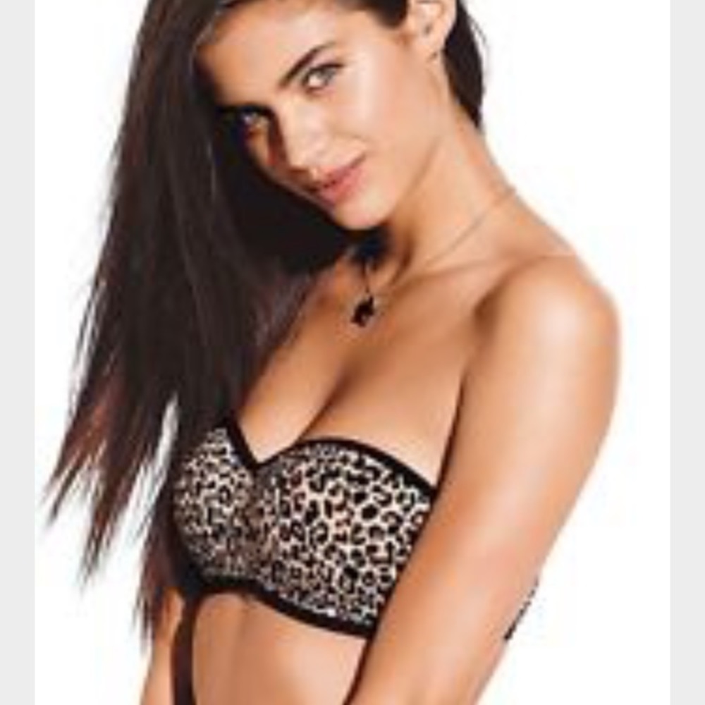VS Pink Leopard Bandeau