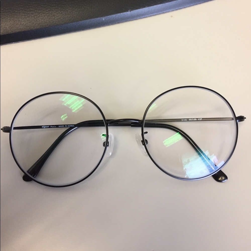 Round optical glasses