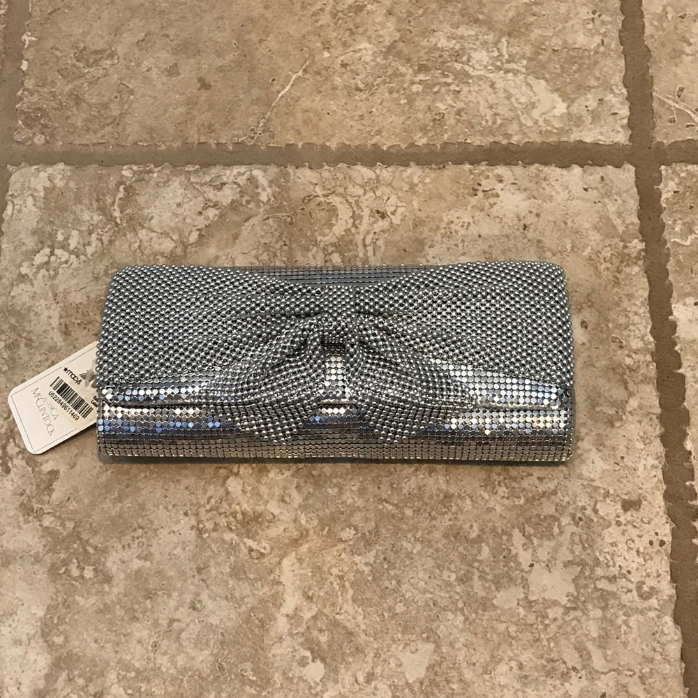 Jessica McClintock Silver Clutch