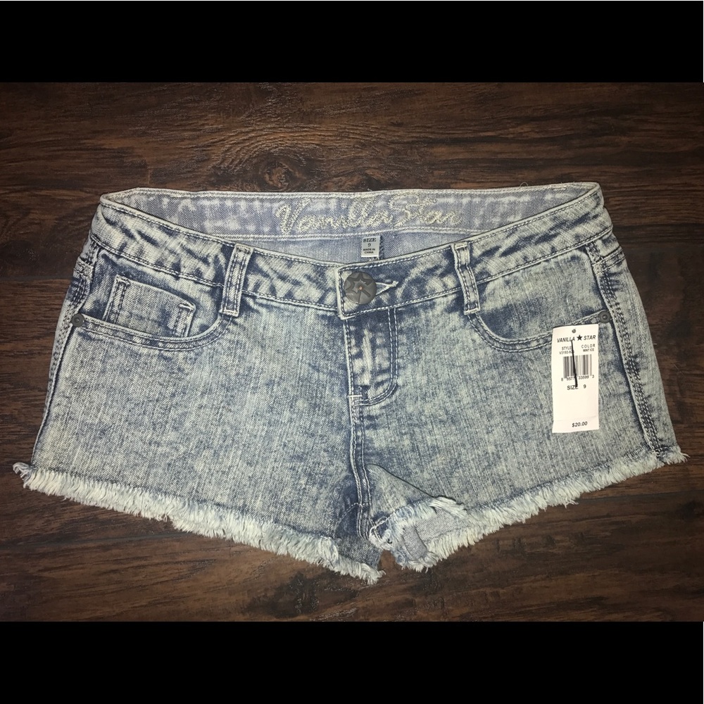 Denim cutoffs