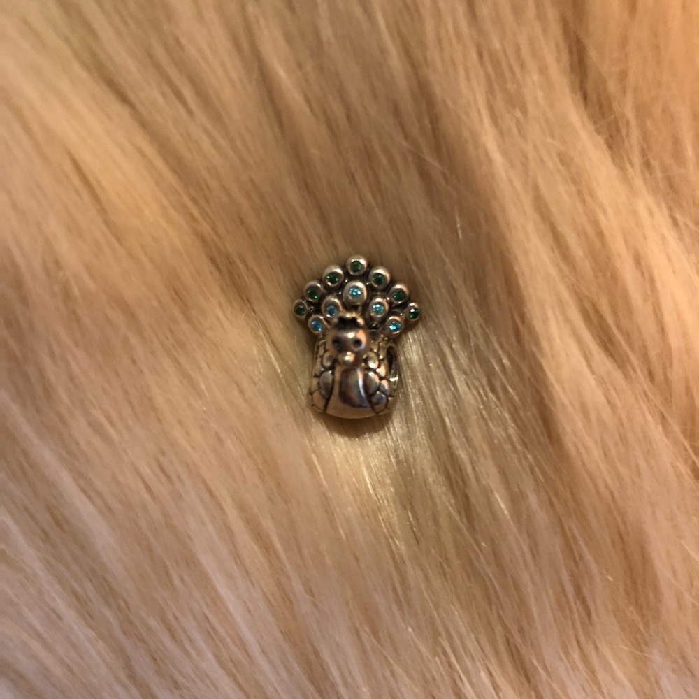 PANDORA Peacock Charm RETIRED