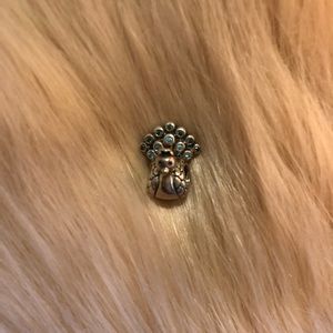 PANDORA Peacock Charm RETIRED