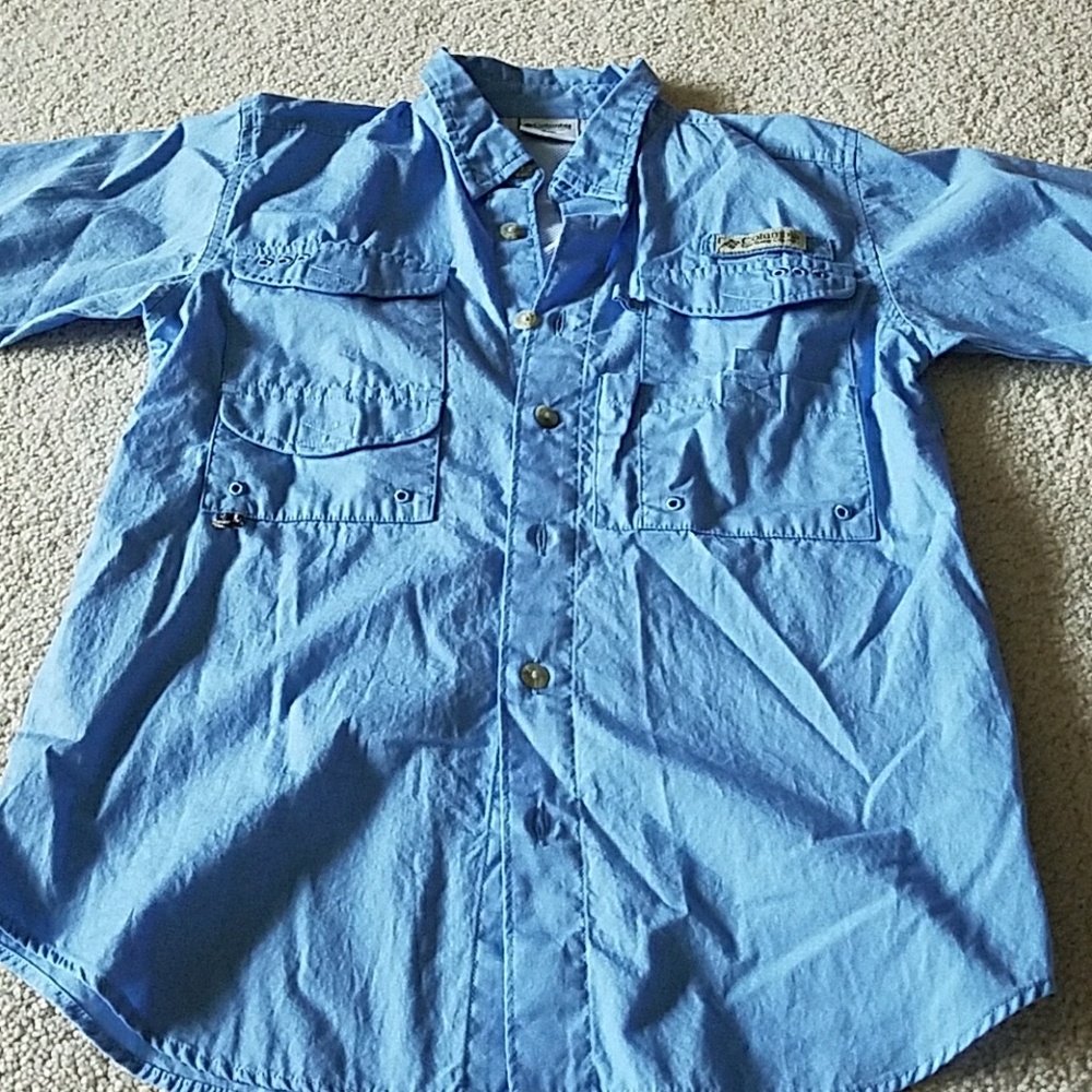 Columbia youth active button down shirt