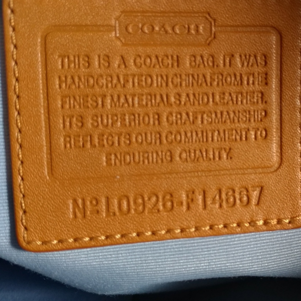 Coach Tote with free beautiful leather coach walle